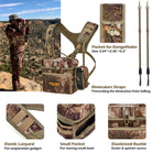 binocular harness with rangefinder pouch