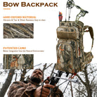 the compound bow backpack is suitable for saddle hunting