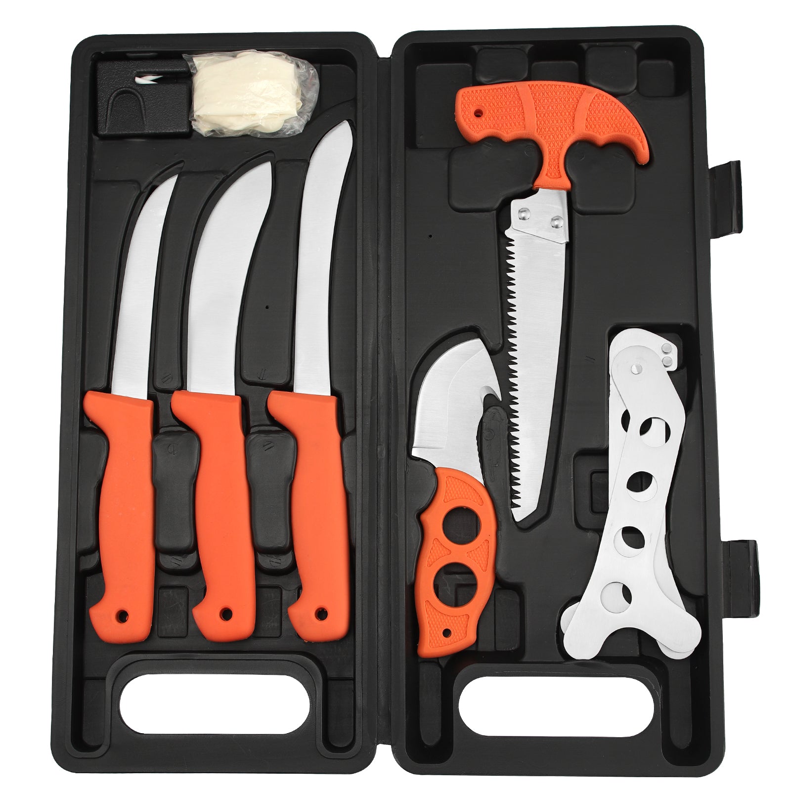 Deer Processing Hunting Knife Set, 9-Piece Game Field Dressing Kit – New View Hunting Deer Processing Hunting Knife Set, 9-Piece Game Field Dressing Kit – New View Hunting