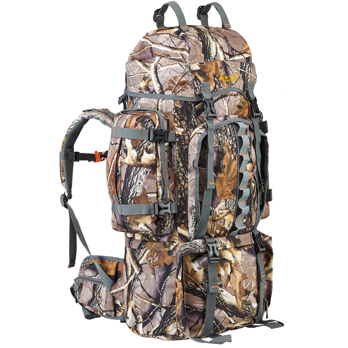 80L Load-reducing Camo Hunting Backpack – New View Hunting