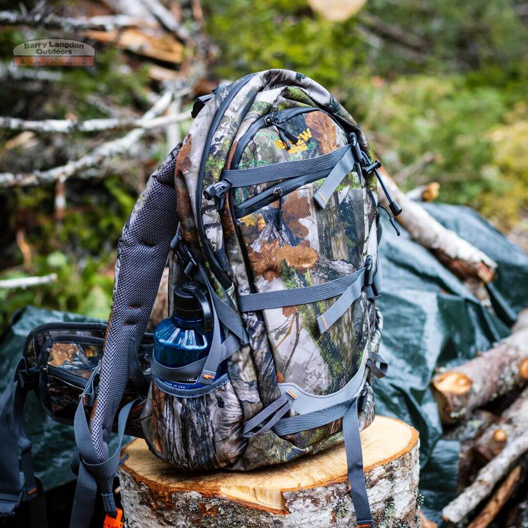 35L/2130cu Hunting Backpack for Men With Rifle Holder and