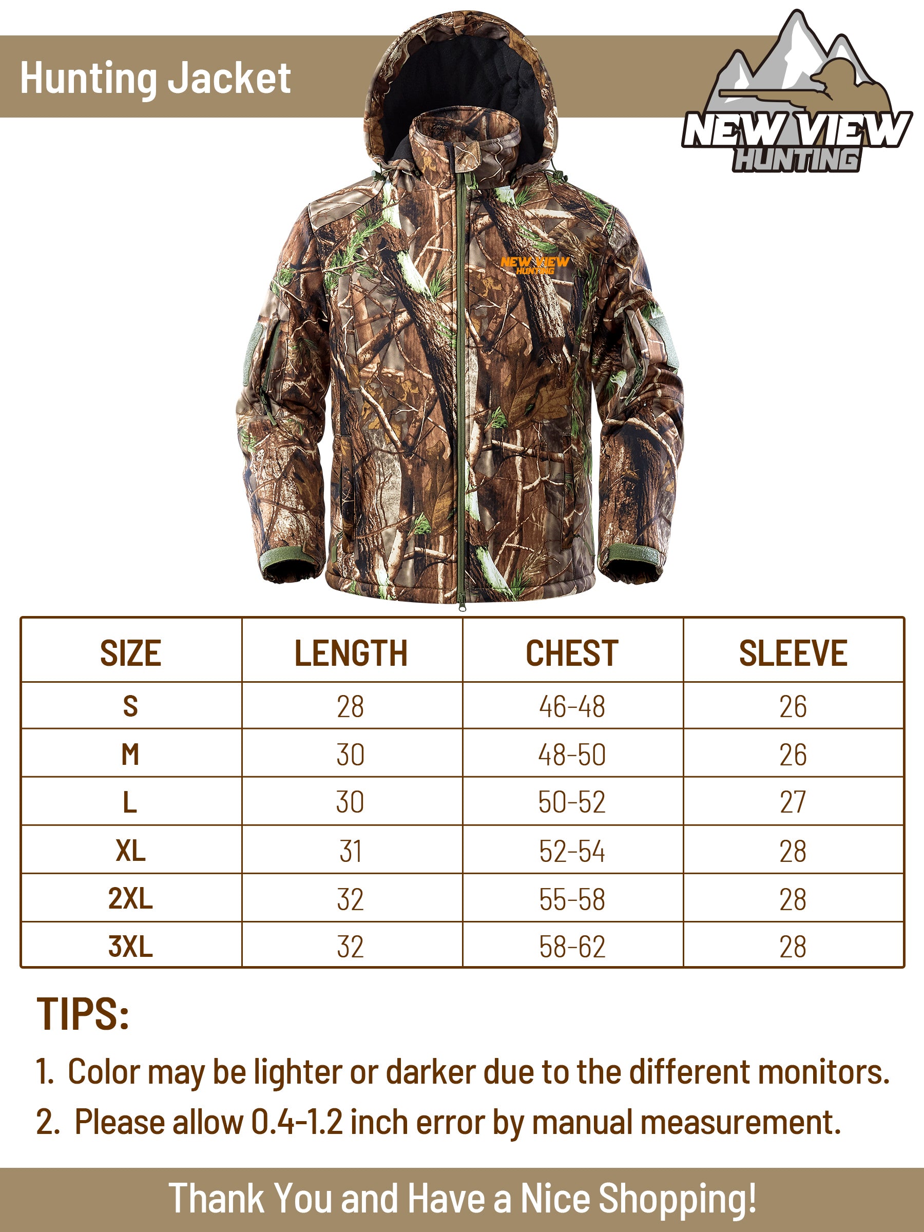 3xl hunting 2025 jacket